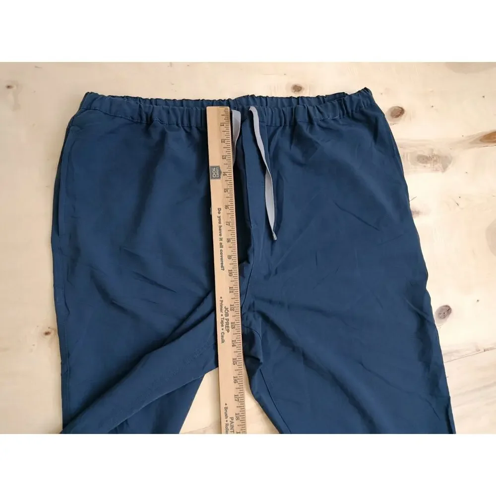 FIGS Pisco Technical Collection Scrub Pants Men XXL Tall Navy Blue Straight Leg
